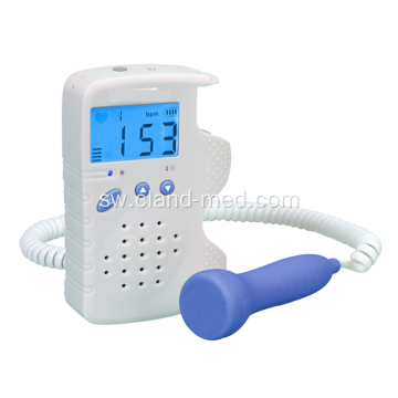 Nyumbani Kiwango cha Moyo wa Baby Monitor Electronic Fetal Doppler